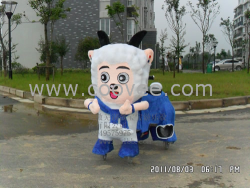 毛絨電瓶車電動玩具車兒童電動車